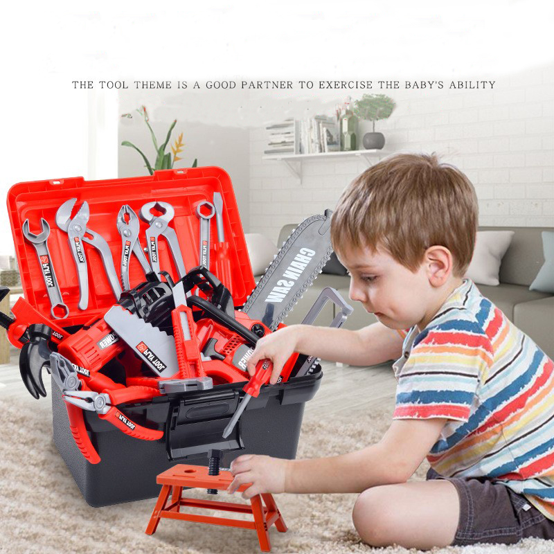 Gardening Tools For 6 Year Old - DIY ごっこ遊びおもちゃシミュレーション修復ツールセット電気ドリルドライバーツール修理ツールボックス知育玩具子供のため