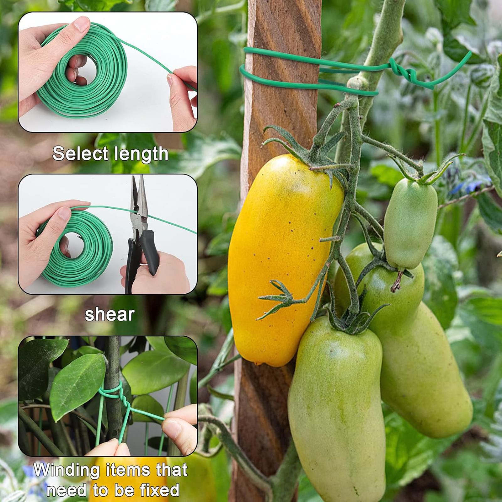 Garden Wire Twist Tie - ソフトガーデンタイ ガーデンツイスト オフィスや家庭の整理整頓に ケーブルやワイヤーの結束に