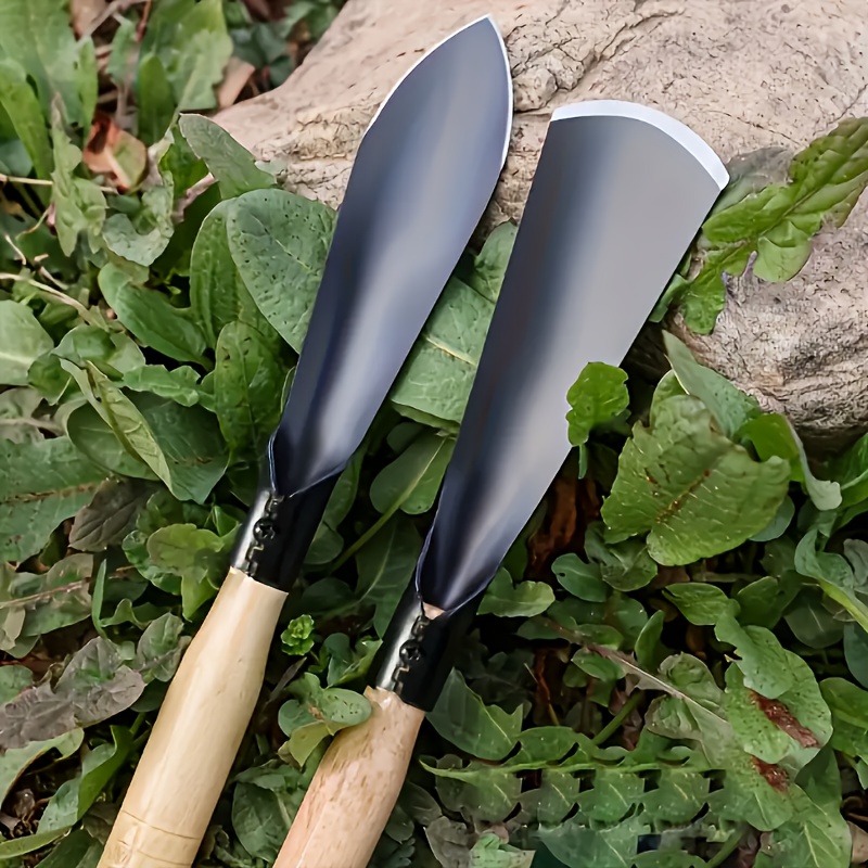 Gardening Tools Spade - 植栽と除草用のガーデンシャベルツールセット、金属ボディと木製ハンドルガーデンシャベル多目的マンガン鋼シャベル