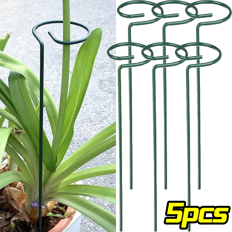 1/10 個ガーデンサポートステークリング金属単一茎植物低木 - Gardening Tools Hoe のレビューと価格
