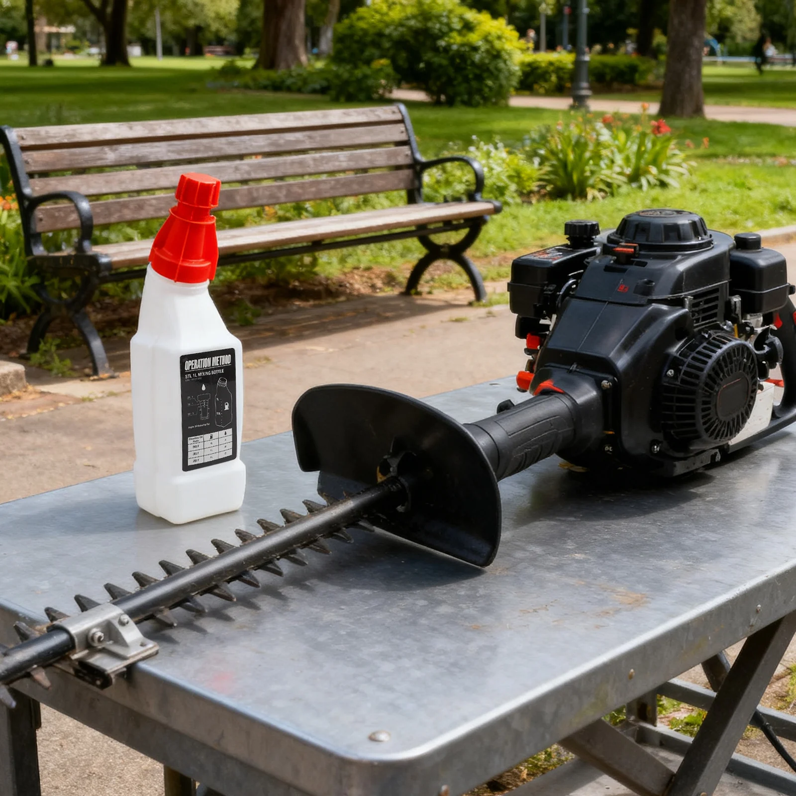 チェーンソー燃料混合ボトル 簡単保管 必須のガーデニングツー - Gardening Tools Essential のレビューと価格
