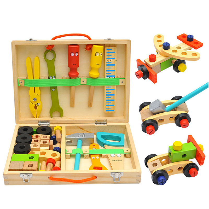 教育モンテッソーリ子供のおもちゃプラスチック木製ツールボック - Gardening Tools For 6 Year Old のレビューと価格