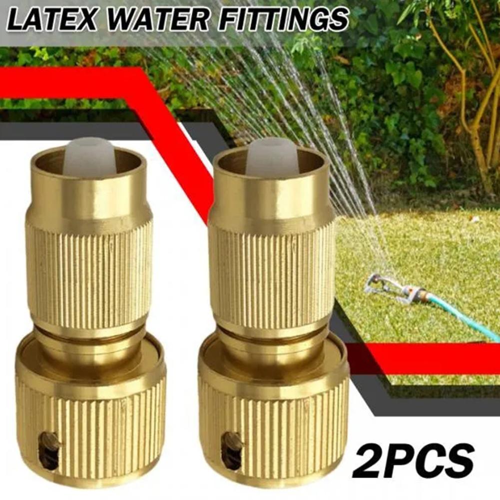 2 個のアルミ合金クイックコネクターガーデンホースコネクター - Gardening Tools Repair のレビューと価格