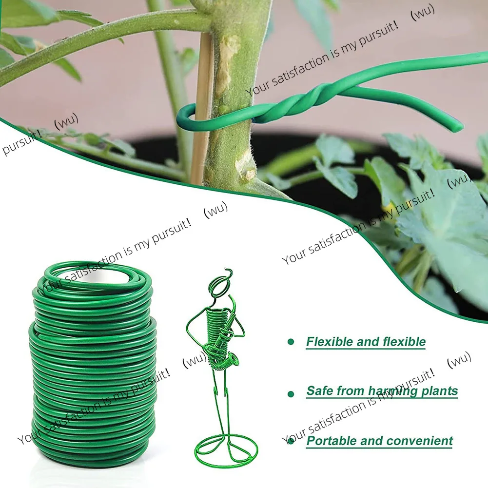 8m/10m植物用結束線 グリーン ソフトで柔軟な曲がるタイ - Garden Wire Twist Tie のレビューと価格