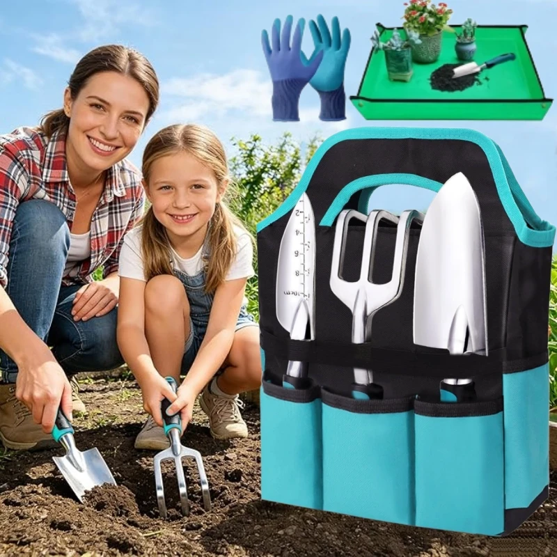 7個入りガーデンハンドツールセット、頑丈で耐久性のある植え付 - Gardening Tools Set Gift のレビューと価格