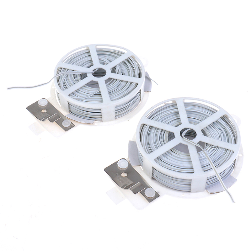 1個入り（50m）ホワイト多機能頑丈ガーデン植物用ツイストタ - Garden Wire Twist Tie のレビューと価格
