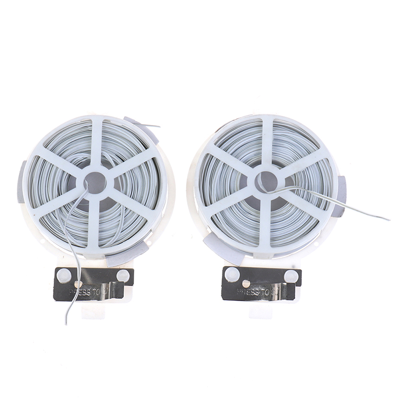 1個入り（50m）ホワイト多機能頑丈ガーデン植物用ツイストタ - Garden Wire Twist Tie のレビューと価格