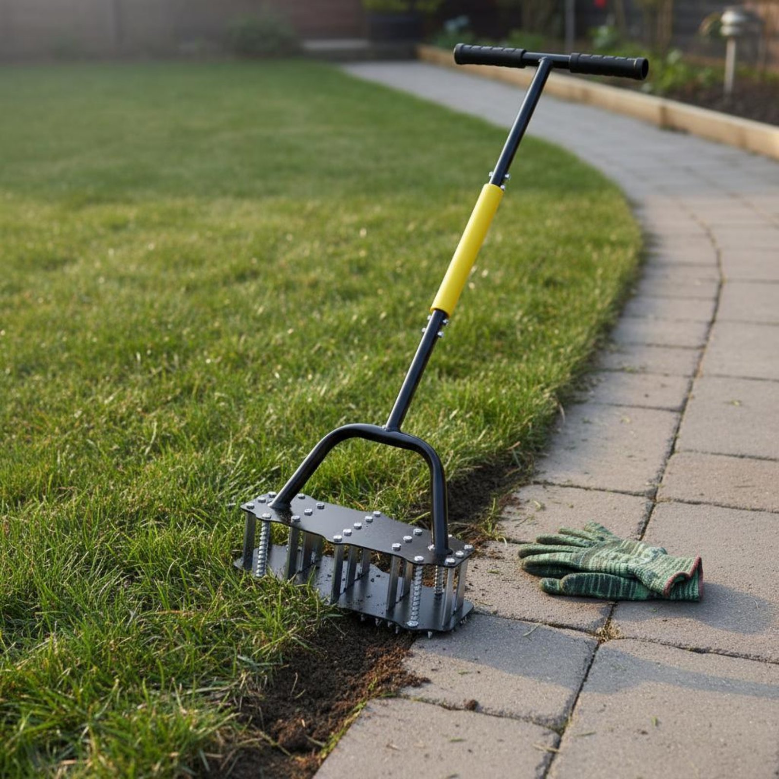 ハーフムーンエッジャー 取り外し可能なデザイン 手動芝生エッ - Gardening Tools Spade のレビューと価格
