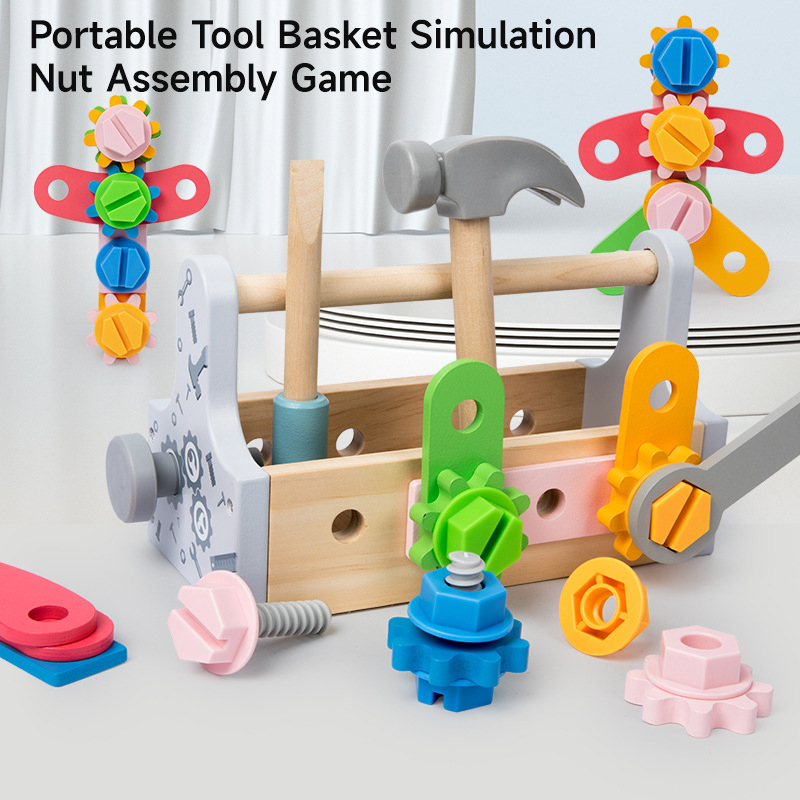 子供用ツールボックス木製おもちゃDIYネジ修理キットおもちゃ - Gardening Tools For 6 Year Old のレビューと価格