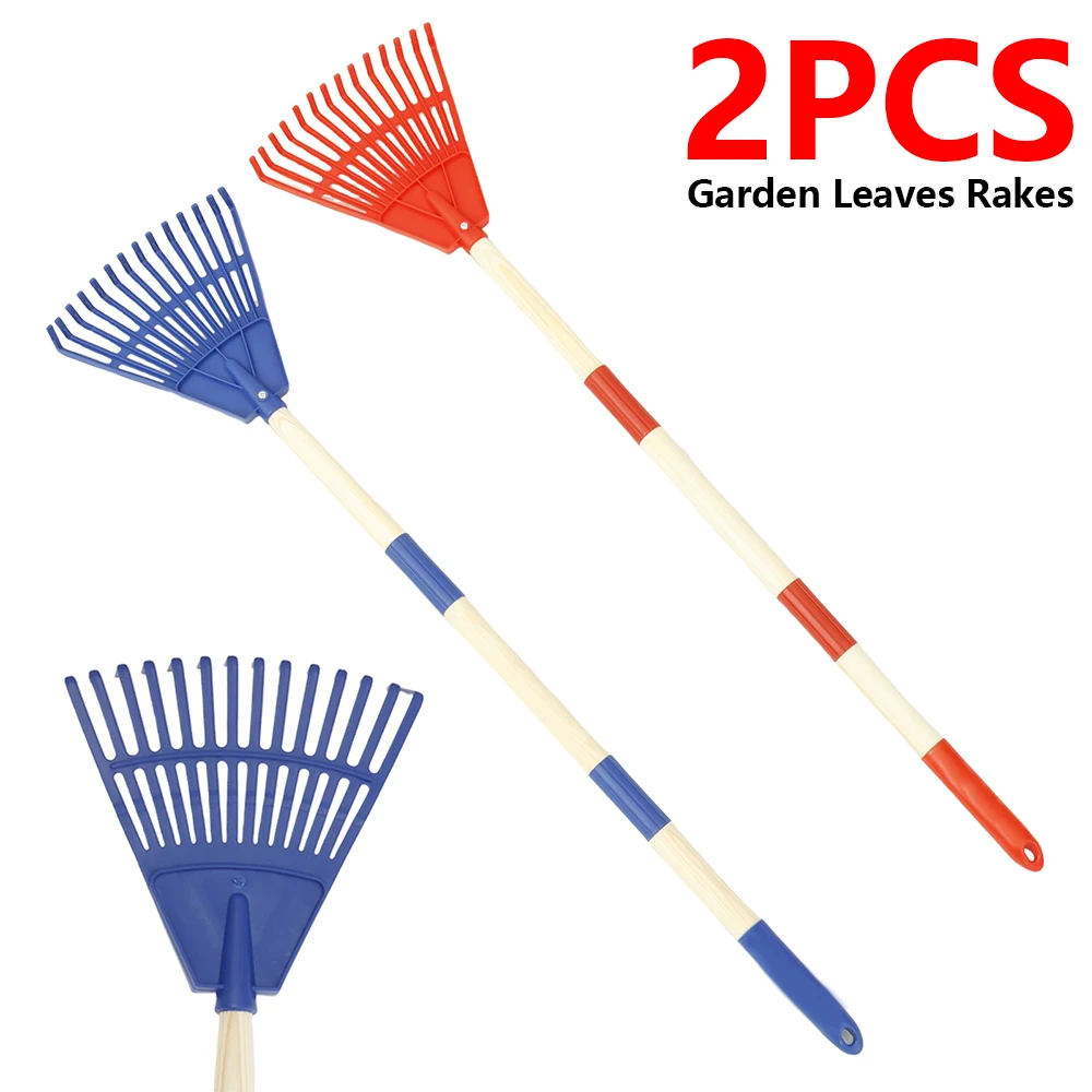 2個セット 子供用リーフレーキ 調整可能な庭用落ち葉レーキ  - Gardening Tools For 6 Year Old のレビューと価格