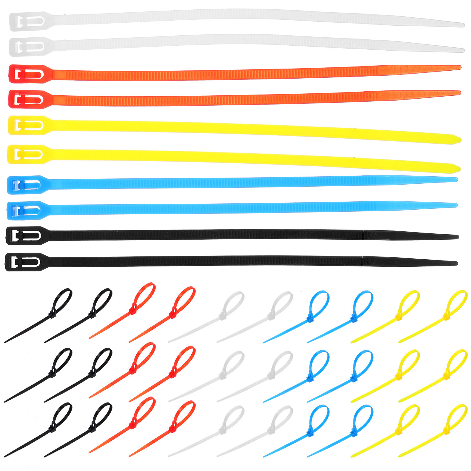 500個入り ケーブルタイ 再利用可能 セルフロック式 ナイ - Garden Wire Twist Tie のレビューと価格