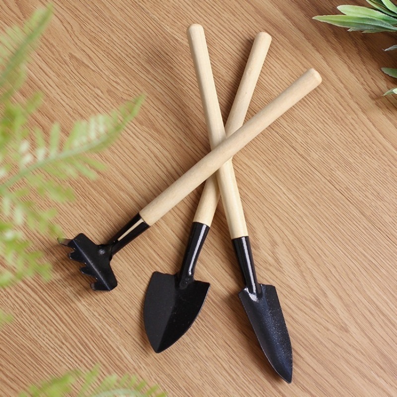 ミニポータブルガーデニングツールセット,金属ヘッド,シャベル - Gardening Tools Spade のレビューと価格