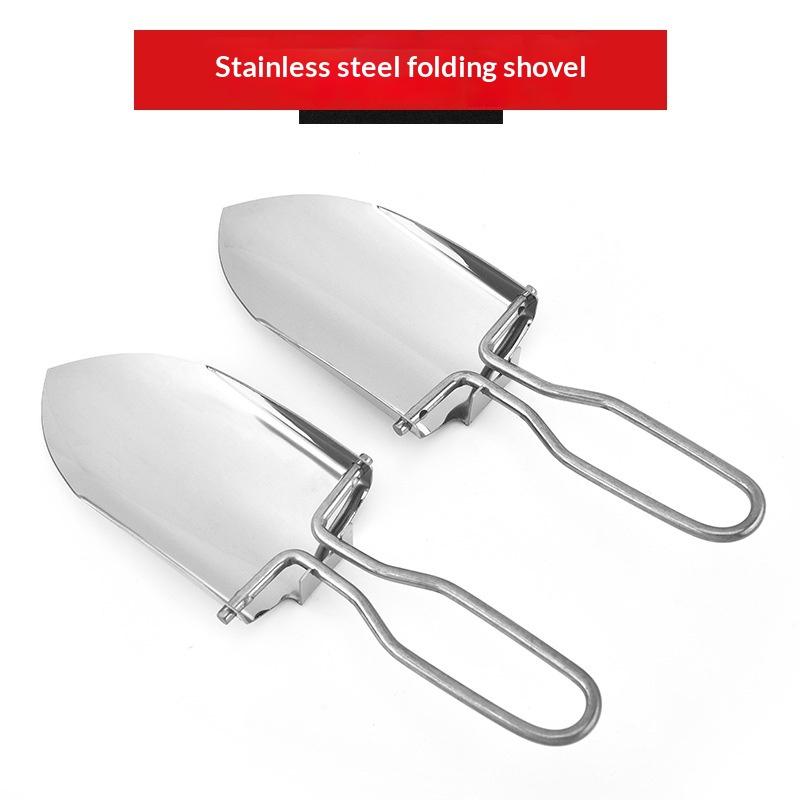 1/2個入りステンレス製折りたたみシャベル – ポータブルガ - Gardening Tools Spade のレビューと価格