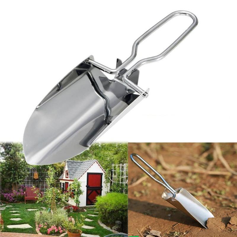 1/2個入りステンレス製折りたたみシャベル – ポータブルガ - Gardening Tools Spade のレビューと価格