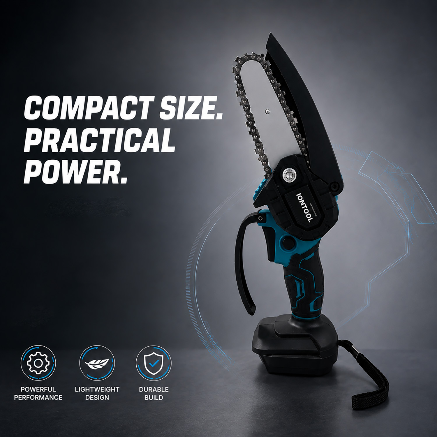 IONTOOL ポータブルコードレスミニチェーンソー 4イン - Gardening Tools To Cut Branches のレビューと価格