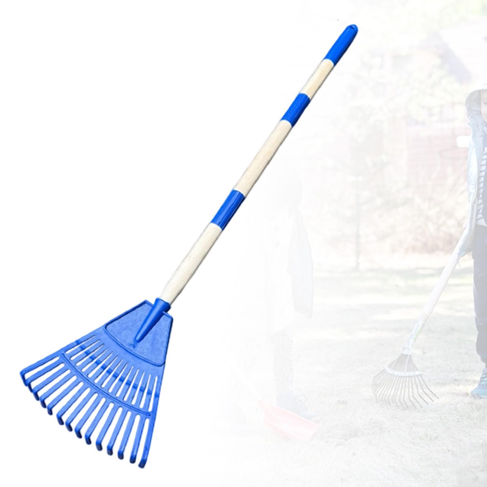 小さな葉用熊手、3セクション、スチール製、人間工学に基づいた - Gardening Tools For 6 Year Old のレビューと価格