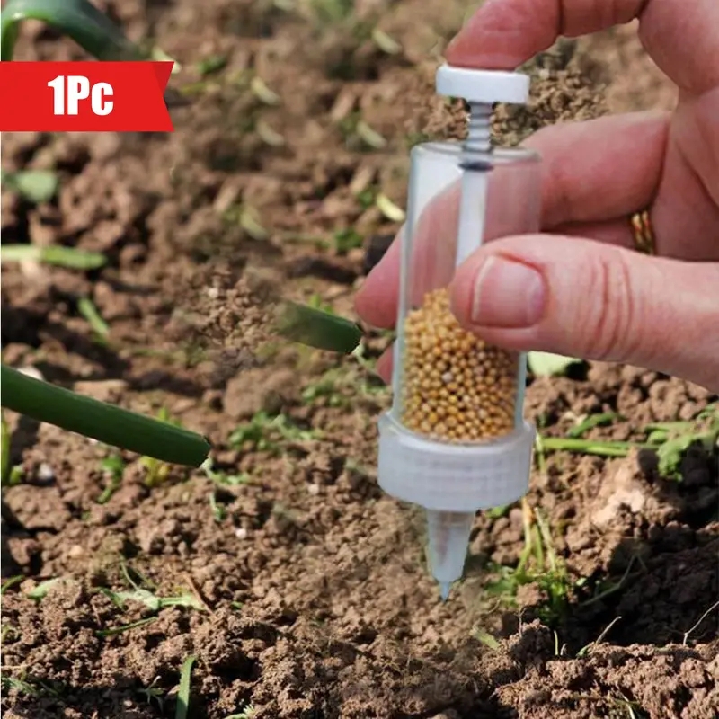 1pc ハンドヘルド種子ディスペンサー、庭の植栽、植木鉢、庭 - Gardening Tools Essential のレビューと価格