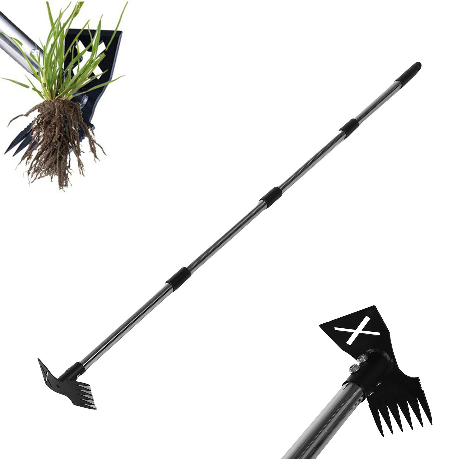 5個入り雑草抜きツール、長柄60インチ手動除草ツール、2in - Gardening Tools Hoe のレビューと価格