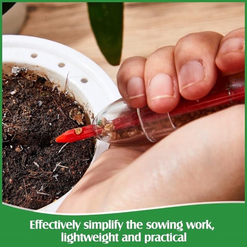 1個入りハンドヘルド種子ディスペンサー、庭植え用ミニ手動播種 - Gardening Tools Essential のレビューと価格