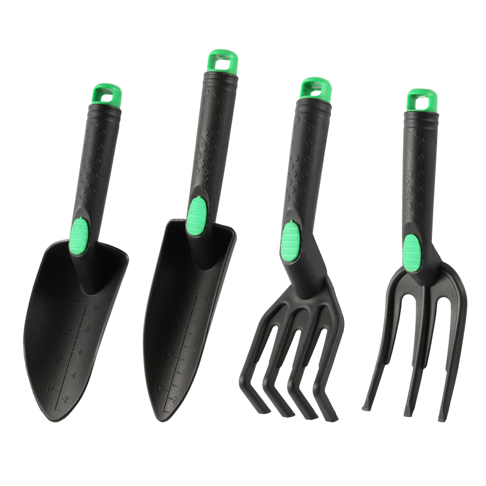 4個のガーデンシャベルツールセット 土壌を緩めるレーキチップ - Gardening Tools Spade のレビューと価格