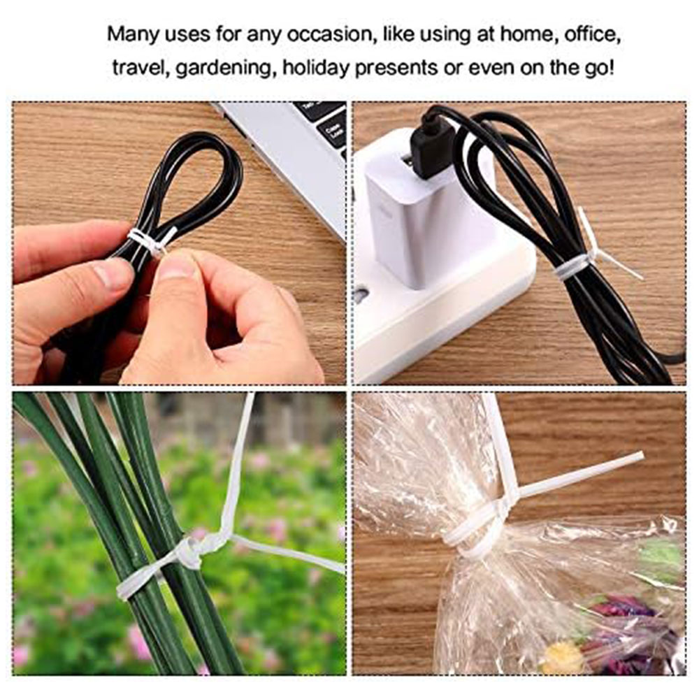 100個入り 黒白 ガーデニングケーブル ツイストタイ 圧延 - Garden Wire Twist Tie のレビューと価格