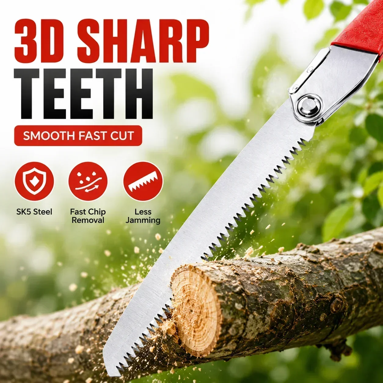 折りたたみ式剪定鋸 210mm SK5 スチールハンドソー  - Gardening Tools To Cut Branches のレビューと価格